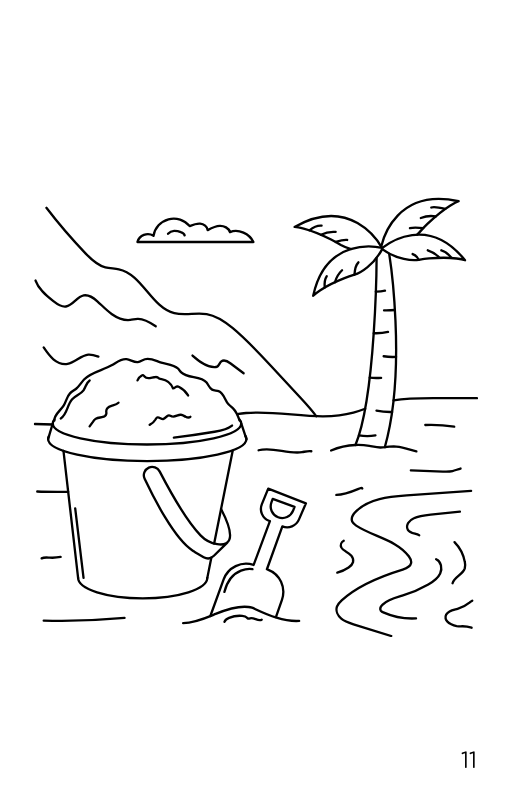 My Summer Coloring Book