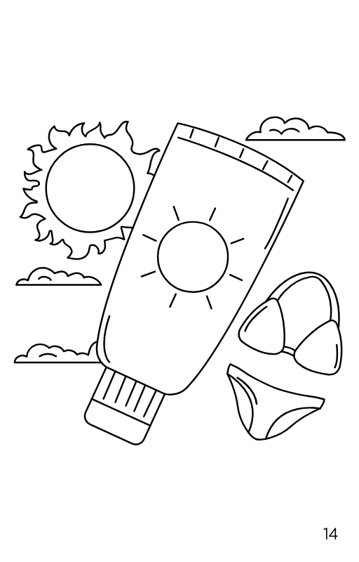 My Summer Coloring Book