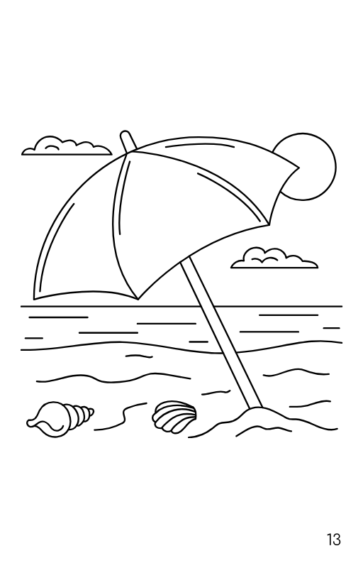 My Summer Coloring Book