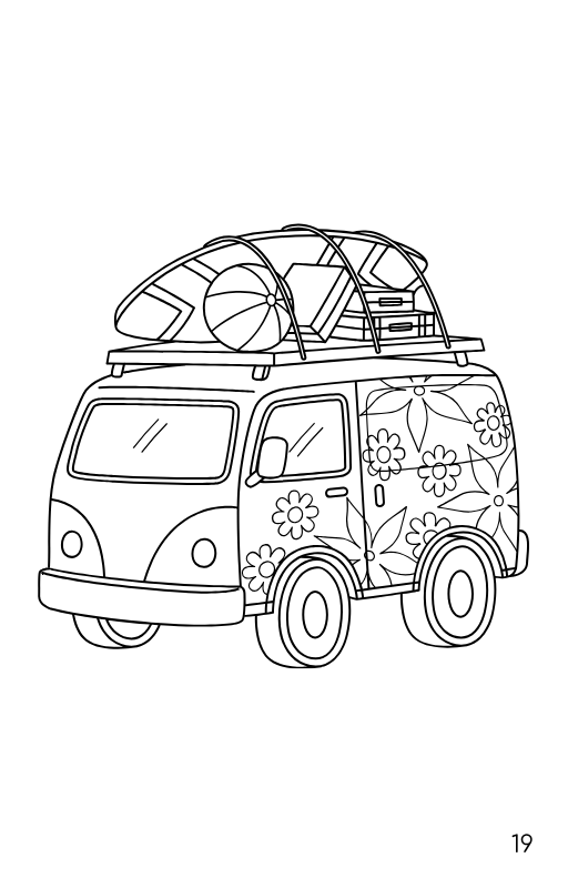 My Summer Coloring Book