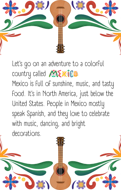 Hola From Mexico-By Maya's World Explorer Series