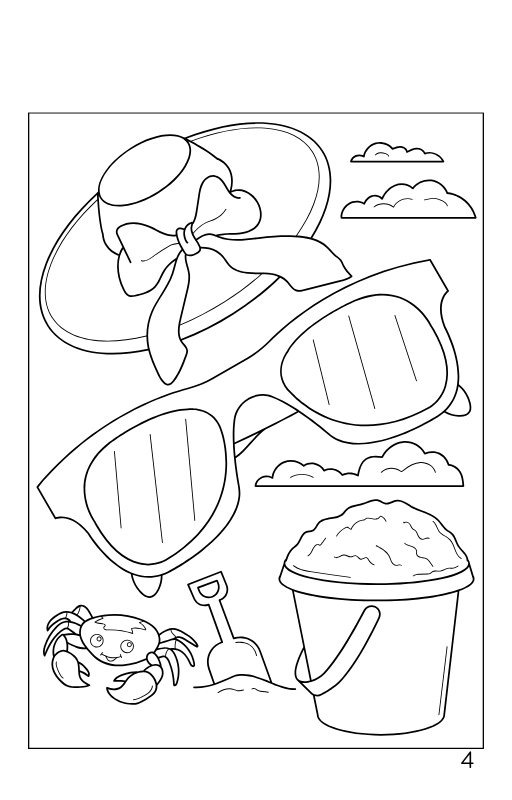 My Summer Coloring Book