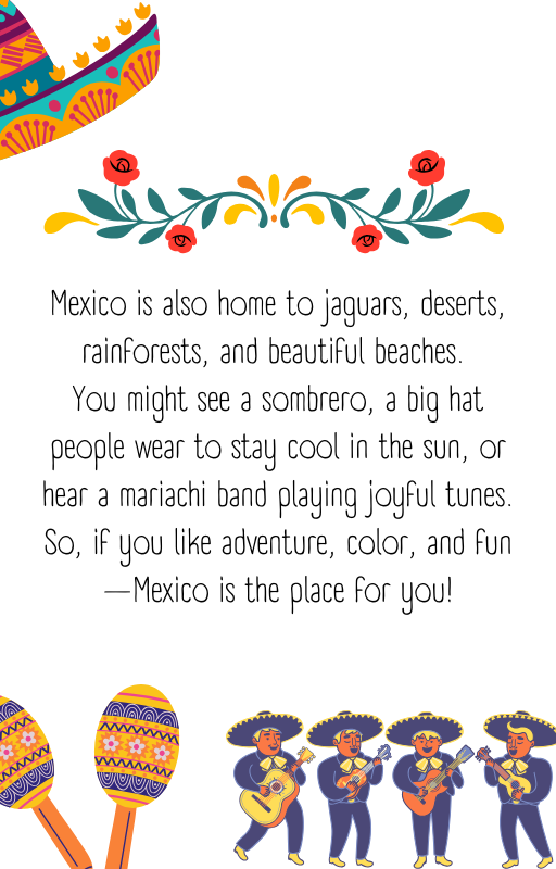 Hola From Mexico-By Maya's World Explorer Series