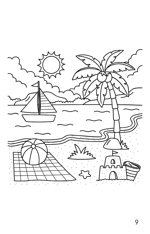 My Summer Coloring Book